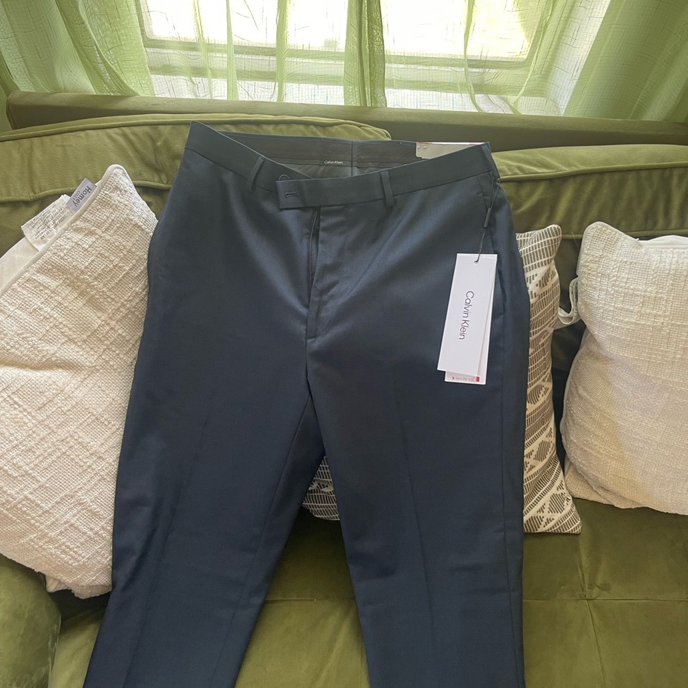 Calvin Klein Men's Navy Pants